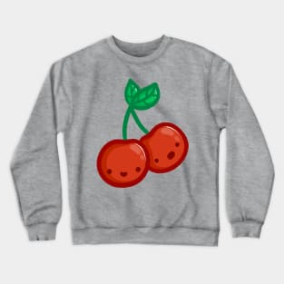 Super Cute Cherries - Kawaii Cherry Crewneck Sweatshirt